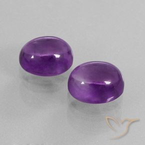 Shop natural 8.10ct Violet moyen Améthyste gems, ovale, from Brésil at GemSelect. In stock, global shipping!