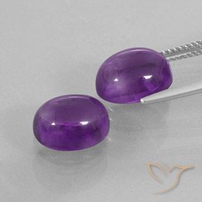 Shop natural 8.10ct Violet moyen Améthyste gems, ovale, from Brésil at GemSelect. In stock, global shipping!