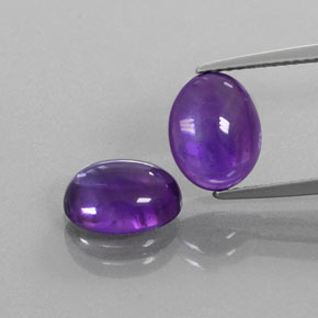 Achetez naturel 4.96ct Violet moyen-léger Améthyste gems, Coupe ovale, En provenance Brésil chez GemSelect. En stock, livraison internationale!