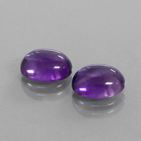 Achetez naturel 4.96ct Violet moyen-léger Améthyste gems, Coupe ovale, En provenance Brésil chez GemSelect. En stock, livraison internationale!