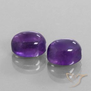 Shop natural 7.61ct Violet moyen-léger Améthyste gems, ovale, from Brésil at GemSelect. In stock, global shipping!