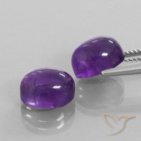 Shop natural 7.61ct Violet moyen-léger Améthyste gems, ovale, from Brésil at GemSelect. In stock, global shipping!