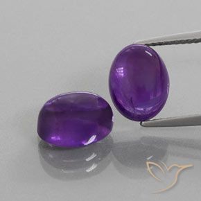 Shop natural 6.76ct Violet moyen Améthyste gems, ovale, from Brésil at GemSelect. In stock, global shipping!