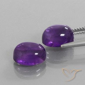 Shop natural 6.76ct Violet moyen Améthyste gems, ovale, from Brésil at GemSelect. In stock, global shipping!