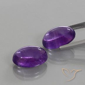 Shop natural 13.57ct Violet foncé Améthyste gems, ovale, from Brésil at GemSelect. In stock, global shipping!
