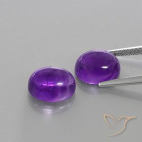 Shop natural 6.14ct Violet foncé Améthyste gems, ovale, from Brésil at GemSelect. In stock, global shipping!