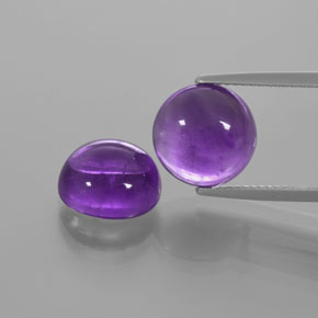 Achetez naturel ct Violet Améthyste gems, Coupe roude, En provenance Brésil chez GemSelect. En stock, livraison internationale!