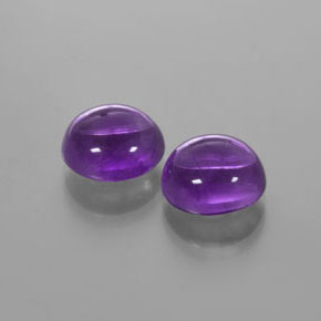 Achetez naturel ct Violet Améthyste gems, Coupe roude, En provenance Brésil chez GemSelect. En stock, livraison internationale!