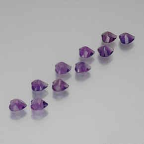 Achetez naturel 7,29ct violet rose intense améthyste gems, forme de coeur, en provenance brésil chez gemselect. en stock, livraison internationale!