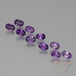 Shop natural 3.97ct Violet moyen Améthyste gems, ovale, from Brésil at GemSelect. In stock, global shipping!