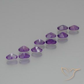 Shop natural 3.97ct Violet moyen Améthyste gems, ovale, from Brésil at GemSelect. In stock, global shipping!