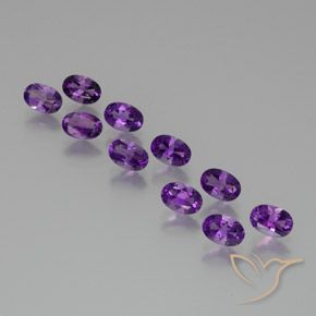 Shop natural 4.06ct Violet moyen Améthyste gems, ovale, from Brésil at GemSelect. In stock, global shipping!
