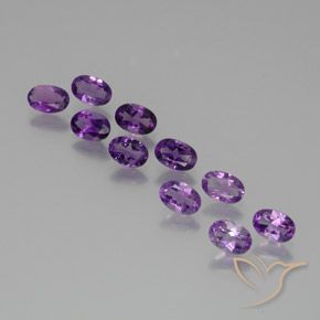 Shop natural 3.61ct Pourpre violacé moyen-foncé Améthyste gems, ovale, from Brésil at GemSelect. In stock, global shipping!