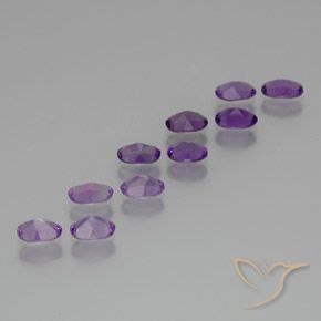 Shop natural 3.61ct Pourpre violacé moyen-foncé Améthyste gems, ovale, from Brésil at GemSelect. In stock, global shipping!