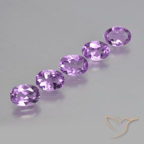 Shop natural 3.40ct Violet rosâtre moyen Améthyste gems, ovale, from Brésil at GemSelect. In stock, global shipping!