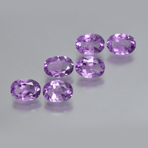 Achetez naturel 4.25ct Pourpre violacé moyen Améthyste gems, Coupe ovale, En provenance Brésil chez GemSelect. En stock, livraison internationale!