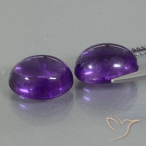 Shop natural 8.09ct Violet moyen Améthyste gems, ovale, from Brésil at GemSelect. In stock, global shipping!