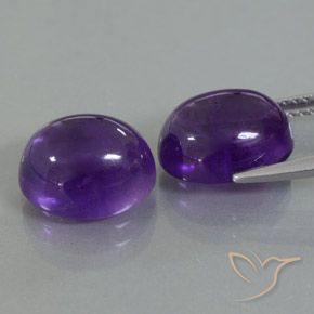 Shop natural 8.16ct Violet moyen Améthyste gems, ovale, from Brésil at GemSelect. In stock, global shipping!