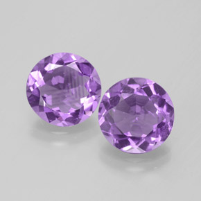 Achetez naturel ct Violet Améthyste gems, Coupe roude, En provenance Brésil chez GemSelect. En stock, livraison internationale!
