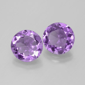 Achetez naturel ct Violet Améthyste gems, Coupe roude, En provenance Brésil chez GemSelect. En stock, livraison internationale!