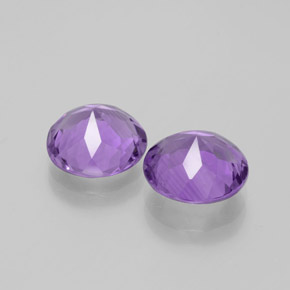 Achetez naturel ct Violet Améthyste gems, Coupe roude, En provenance Brésil chez GemSelect. En stock, livraison internationale!