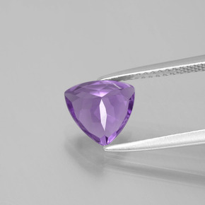 Améthyste Violet naturelle Trillion, 1.63 ct, VS