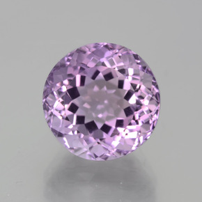 Améthyste violet naturelle coupe roude, 6,97 ct, VVS-VS
