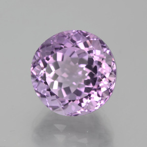Améthyste violet naturelle coupe roude, 6,97 ct, VVS-VS