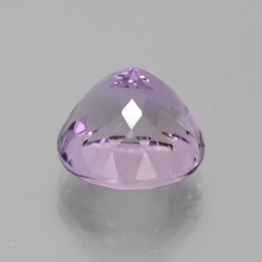 Améthyste violet naturelle coupe roude, 6,97 ct, VVS-VS
