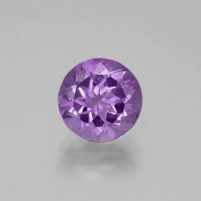Améthyste Violet naturelle Coupe roude, 2.22 ct, VVS-VS