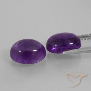 Shop natural 7.85ct Violet moyen Améthyste gems, ovale, from Brésil at GemSelect. In stock, global shipping!