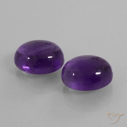 Shop natural 8.43ct Violet moyen Améthyste gems, ovale, from Brésil at GemSelect. In stock, global shipping!