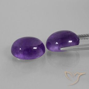 Shop natural 7.57ct Violet moyen Améthyste gems, ovale, from Brésil at GemSelect. In stock, global shipping!