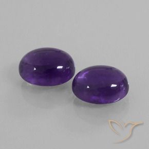 Shop natural 6.90ct Violet moyen Améthyste gems, ovale, from Brésil at GemSelect. In stock, global shipping!
