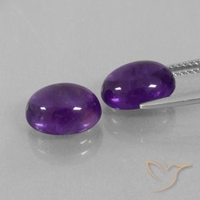 Shop natural 5.62ct Violet moyen-léger Améthyste gems, ovale, from Brésil at GemSelect. In stock, global shipping!