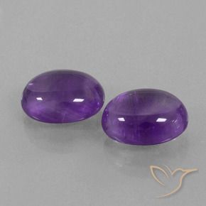Shop natural 6.94ct Violet moyen-léger Améthyste gems, ovale, from Brésil at GemSelect. In stock, global shipping!