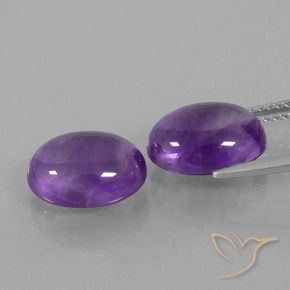 Shop natural 6.94ct Violet moyen-léger Améthyste gems, ovale, from Brésil at GemSelect. In stock, global shipping!