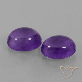Shop natural 7.70ct Violet moyen Améthyste gems, ovale, from Brésil at GemSelect. In stock, global shipping!