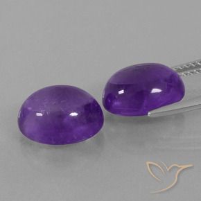 Shop natural 7.70ct Violet moyen Améthyste gems, ovale, from Brésil at GemSelect. In stock, global shipping!