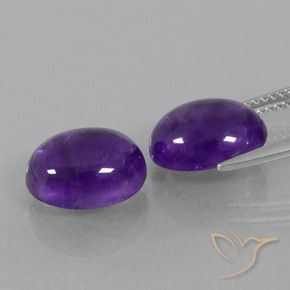 Shop natural 7.38ct Violet moyen Améthyste gems, ovale, from Brésil at GemSelect. In stock, global shipping!