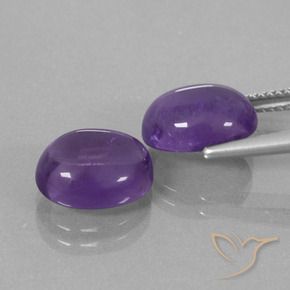 Shop natural 7.80ct Violet moyen Améthyste gems, ovale, from Brésil at GemSelect. In stock, global shipping!
