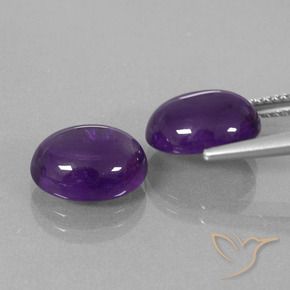 Shop natural 6.94ct Violet moyen-léger Améthyste gems, ovale, from Brésil at GemSelect. In stock, global shipping!