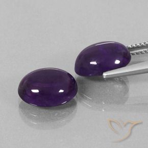 Shop natural 6.75ct Violet foncé Améthyste gems, ovale, from Brésil at GemSelect. In stock, global shipping!