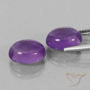 Shop natural 7.53ct Violet moyen Améthyste gems, ovale, from Brésil at GemSelect. In stock, global shipping!