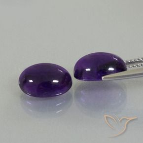 Shop natural 7.27ct Violet moyen Améthyste gems, ovale, from Brésil at GemSelect. In stock, global shipping!