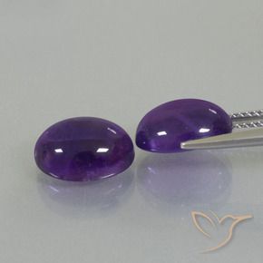 Shop natural 7.31ct Violet moyen Améthyste gems, ovale, from Brésil at GemSelect. In stock, global shipping!