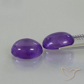 Shop natural 7.12ct Violet moyen Améthyste gems, ovale, from Brésil at GemSelect. In stock, global shipping!
