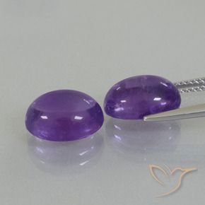 Shop natural 7.76ct Violet moyen Améthyste gems, ovale, from Brésil at GemSelect. In stock, global shipping!