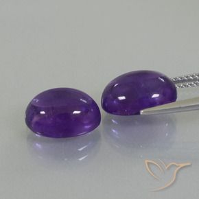 Shop natural 7.84ct Violet moyen Améthyste gems, ovale, from Brésil at GemSelect. In stock, global shipping!
