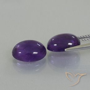 Shop natural 6.87ct Violet moyen Améthyste gems, ovale, from Brésil at GemSelect. In stock, global shipping!